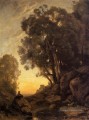 L’Italien Soirée Chevrier Jean Baptiste Camille Corot